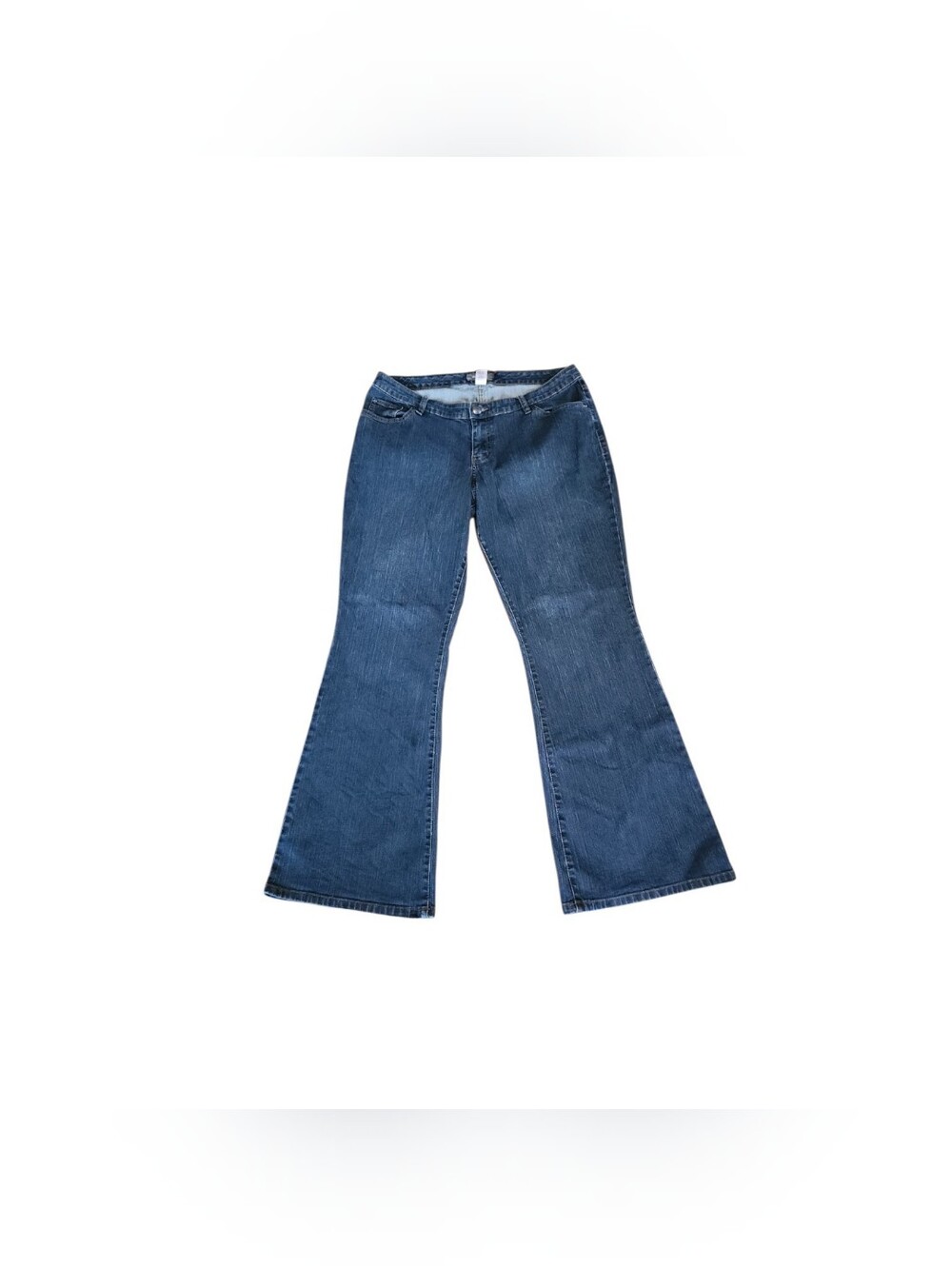 VTG 90’s Venezia Jeans Denim Stretch Flare Size 2 Y2K Mid Rise 36 Waist